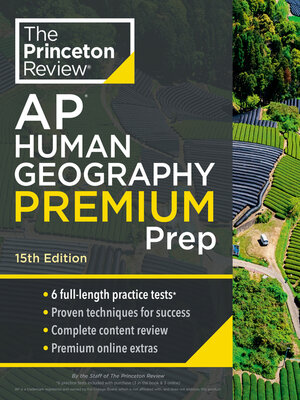 cover image of Princeton Review AP Human Geography Premium Prep